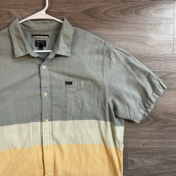 RVCA / XL / Slim Fit / Button Down T-Shirt / Brand New - Picture 3 of 7
